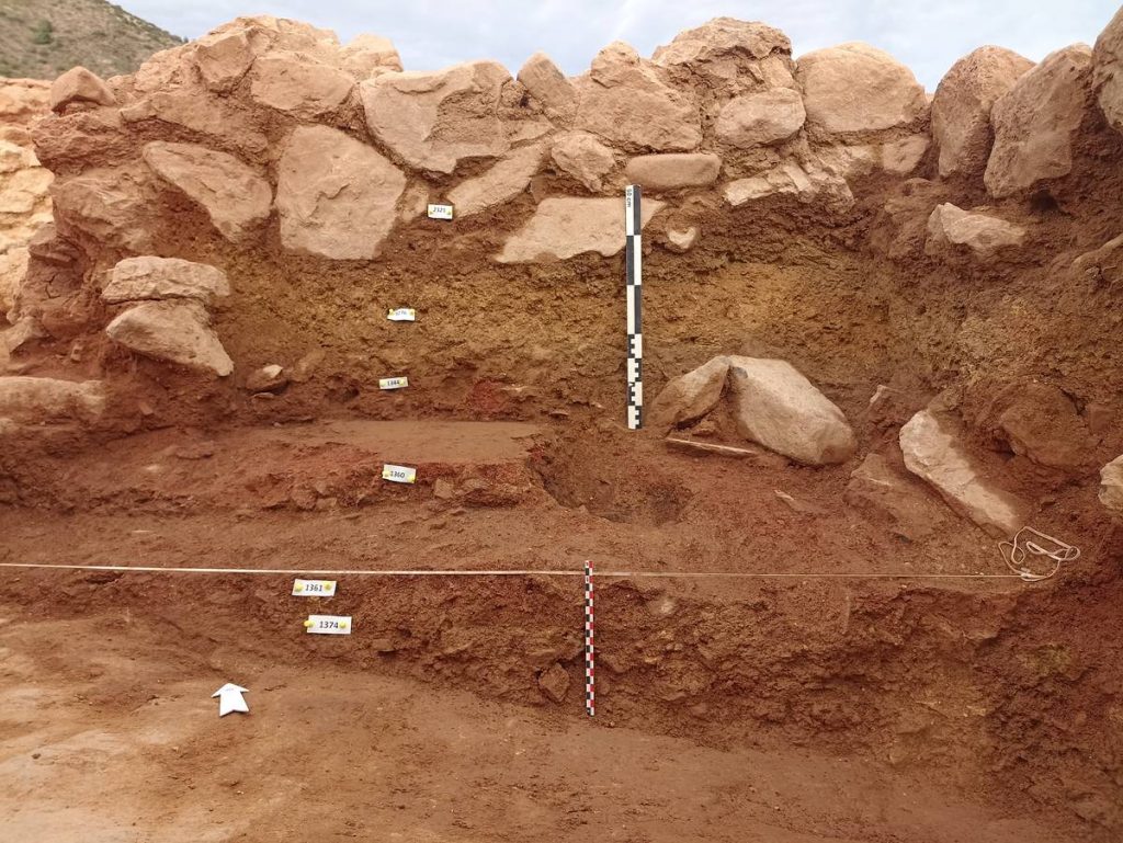 Estratigrafia del departament 17 amb els diferents nivells d'ocupació, campanya de 2025 - 2026.